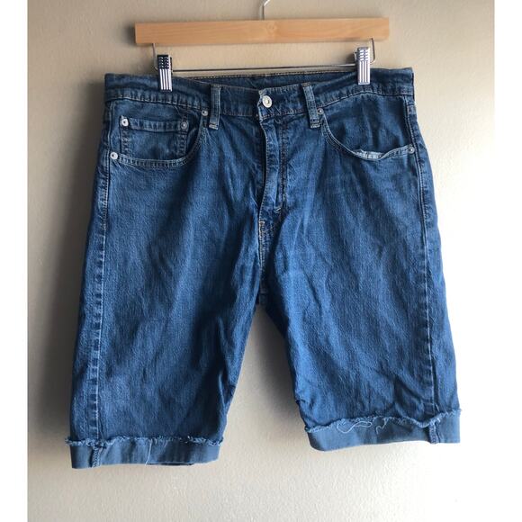 Levis 511 Men Denim Blue Shorts Size 31